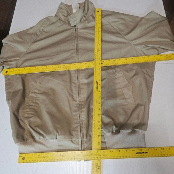 Vintage WALLS Khaki Plaid Lined Cotton workwear Bomber Jacket XXL Heritage 3800 - Picture 5 of 6